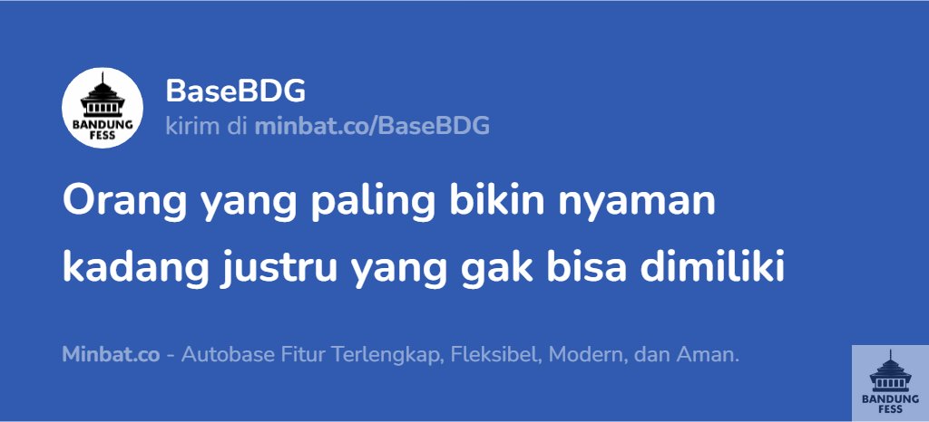 BaseBDG's tweet photo. Mengsedih euy 😢 https://t.co/BRoezsCjdK