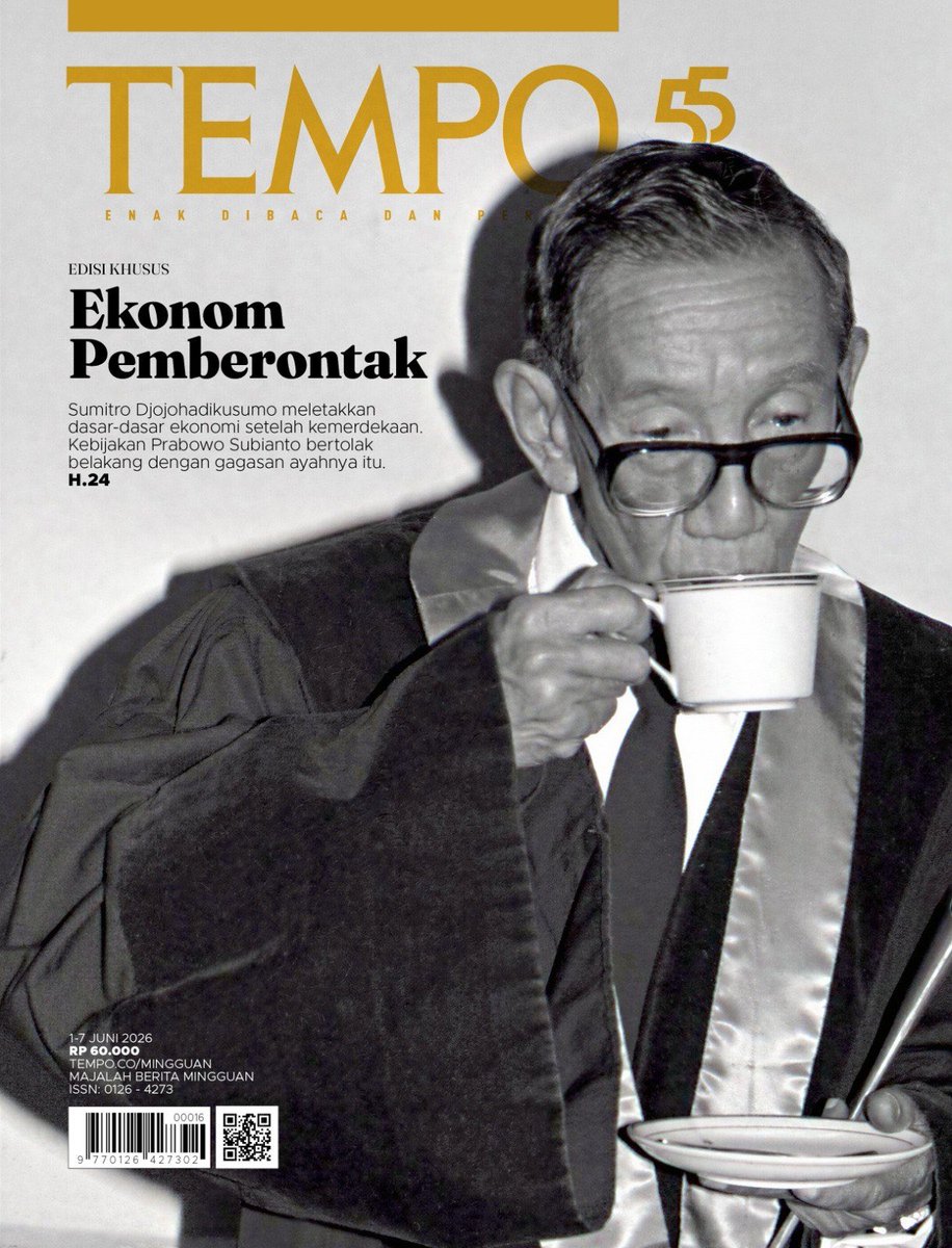 tempodotco's tweet photo. Jauh sebelum ledakan penduduk mempengaruhi arah pembangunan, Sumitro Djojohadikusumo sudah merancang visi Indonesia menuju tahun 2000. 

#Tempodotco #TempoPlus https://t.co/lGfEVEPgsx