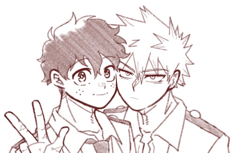 SmoldPengoo's tweet photo. Say cheese #bkdk #mha https://t.co/cbPl8vcmS2