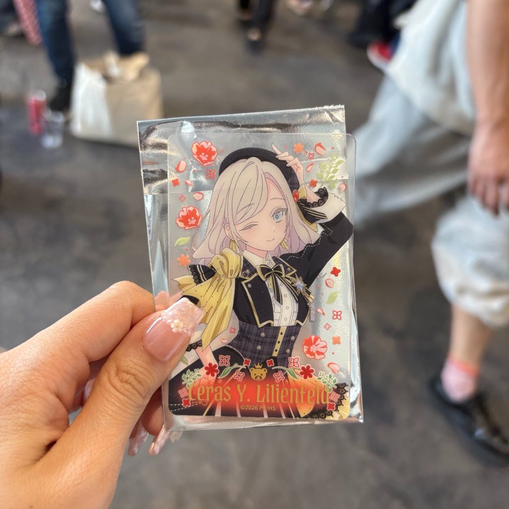 Ryy772's tweet photo. 気まぐれで買ったトレカで推し自引き😻💖 https://t.co/1ZHEyoGM1K
