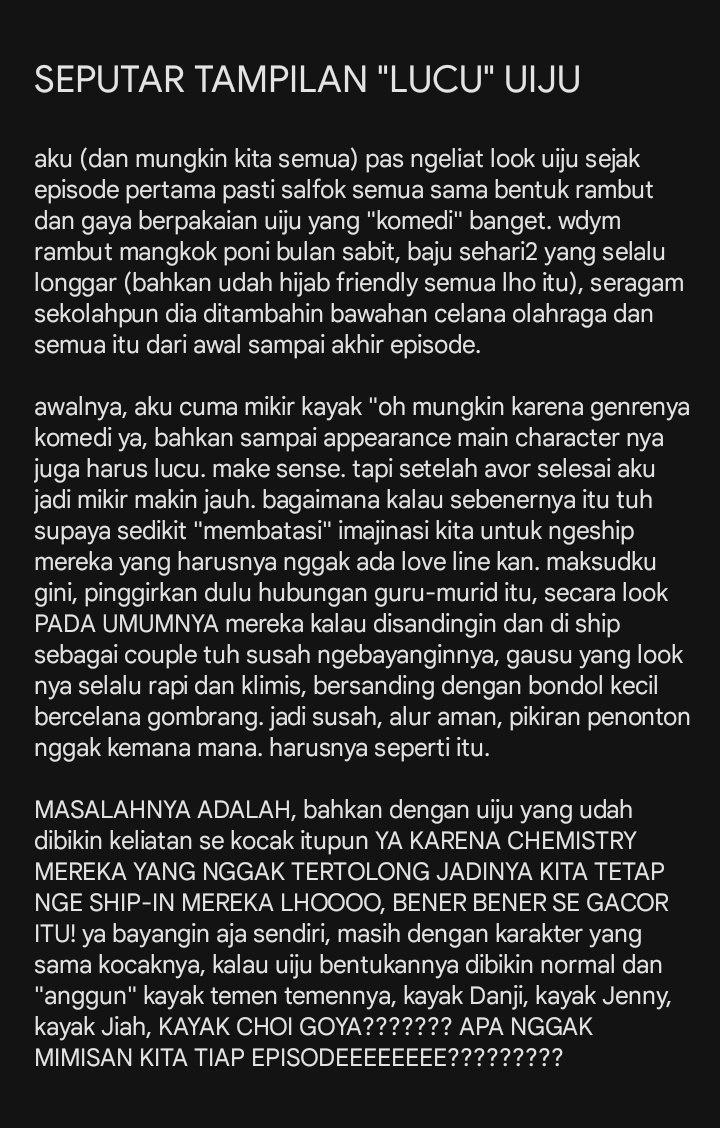 stellection's tweet photo. #absolutevalueofromance 

ini... aku bahas soal baju dan rambutnya uiju... please ini bukan cuma aku yang setuju kan? ... contohnya ... aku kasih di reply.. https://t.co/C5B1JImx14