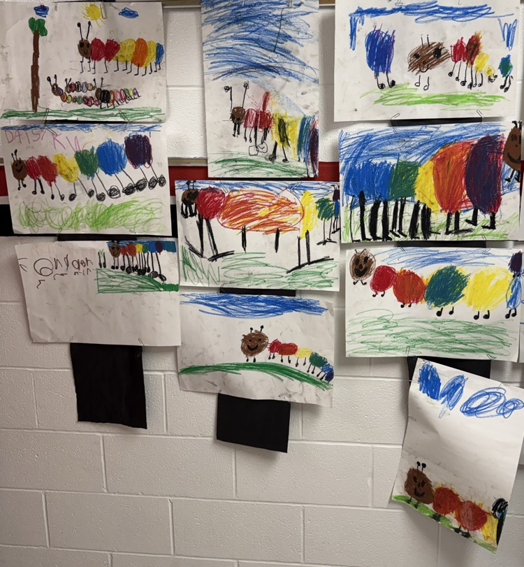 BellaireES's tweet photo. Ending the year with these adorable color wheel kindergarten creation! https://t.co/Ds1IKomD0L