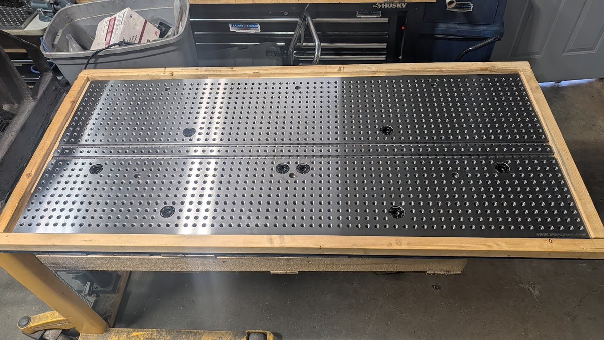 TosaTool's tweet photo. Check out this BEAUTY in shipping today for a Haas VF-4. 4140PH Steel, Custom hole pattern with Keyway slots, and Jergens Ball Lock inserts, and Supergrind! Its a work of art! https://t.co/pfba4YtISx @Haas_Automation @HaasFactoryTeam #cnc #haas #fadal #hurco #mazak https://t.co/M8JArhJwFJ