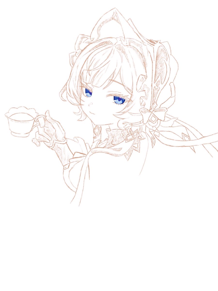 Surq_2's tweet photo. まだ途中だけど大好きなサンドローネ描いたよ。あとお目目だけ塗ってるのかっこいいなあって思ってたからやってみた https://t.co/9Z0a9vrRTt