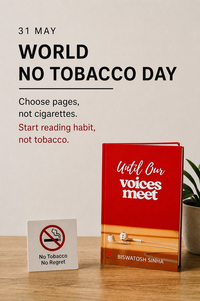 reading tobacco On World No Tobacco Day, replace a harmful habit with a meaningful one. Read  a book. Build a reading habit. Invest in your mind, not tobacco.  #WorldNoTobaccoDay