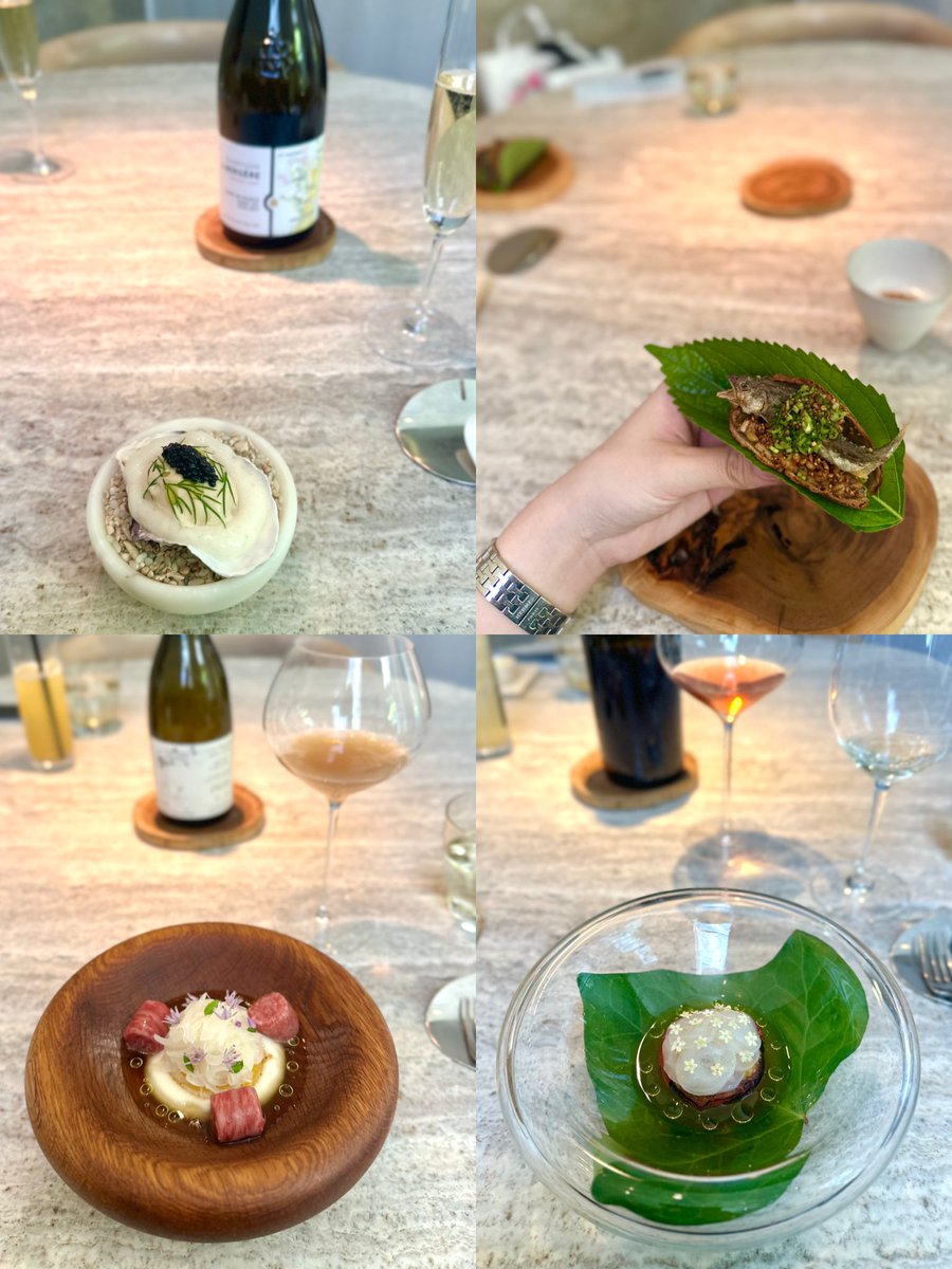 aaaay_15's tweet photo. 今年初めてのお気に入りのお店へ🥂
📍ad hoc  大阪福島
通い始めて一年が経つことにソムリエさんと話してて時の早さに驚いた💭🤍グルメな友達のお誕生日祝いもできてよかった🥳
この日は珍しく黒のワンピース👗🖤お気に入りすぎてジョゼフィーヌのネックレス毎日つけてる💎✨ https://t.co/oLaLJEj5zN