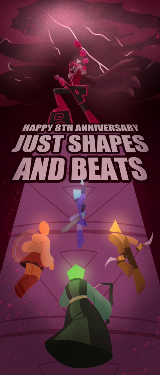 Raisalin7's tweet photo. Happy 8th Anniversary @shapesnbeats !!
#jsab #justshapesandbeats https://t.co/Xenps0qkJL