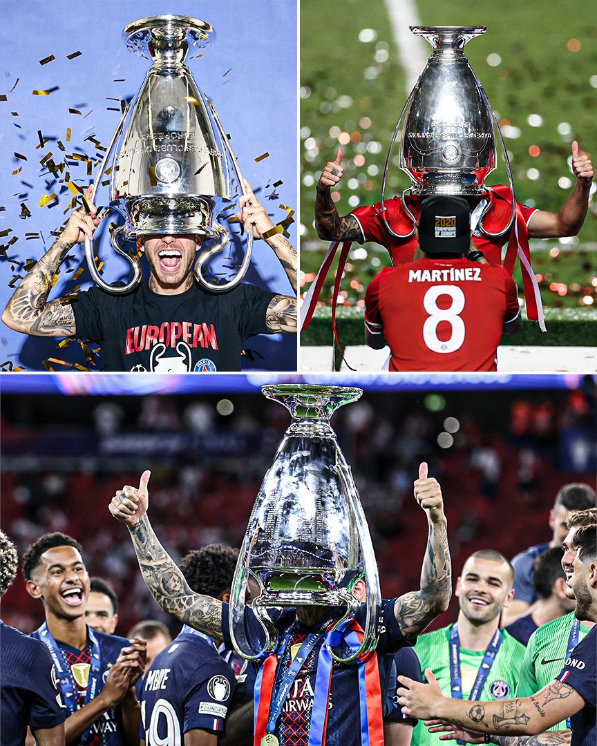 ESPNUK's tweet photo. Lucas Hernandez carrying on the tradition 😂🏆 https://t.co/NTB0ZiLFc0