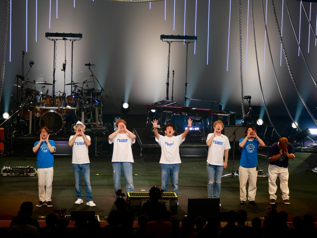 TUBE__Official's tweet photo. 🌊✨40th. Anniversary Tour✨🌊
 TUBE LIVE AROUND 2025-2026
             Keep On Sailin'

空模様が気になる中🌀皆さまの熱い声援に後押しされ、無事に40公演の航海を終えることができました🚢

この1年間、沢山の応援と温かい声援で支えてくださった全ての皆さまへ、心より感謝申し上げます🙌✨ https://t.co/IDTT6RnFK6