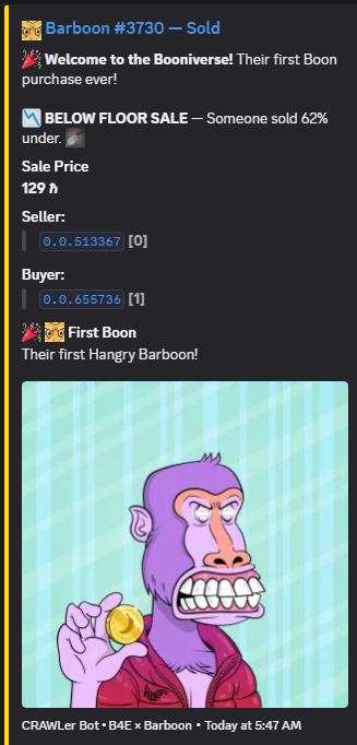 Duke_of_Art's tweet photo. As one capitulates all their Boons, a new holder rises.  

Welcome to the Booniverse!  🫡

$HBAR @Boons4ever 
https://t.co/hOQp46wo2X https://t.co/G637Vu3Vdh