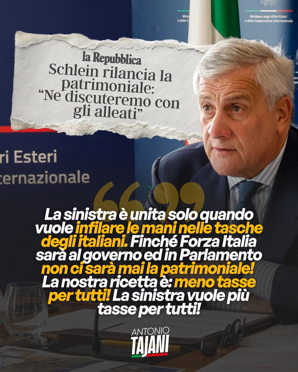 Antonio Tajani tweet media