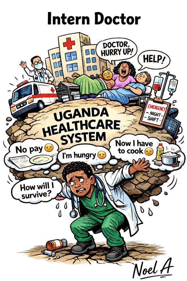 MunguchiG's tweet photo. The weight that an intern Doctor carries. https://t.co/70a1T0zbnO
