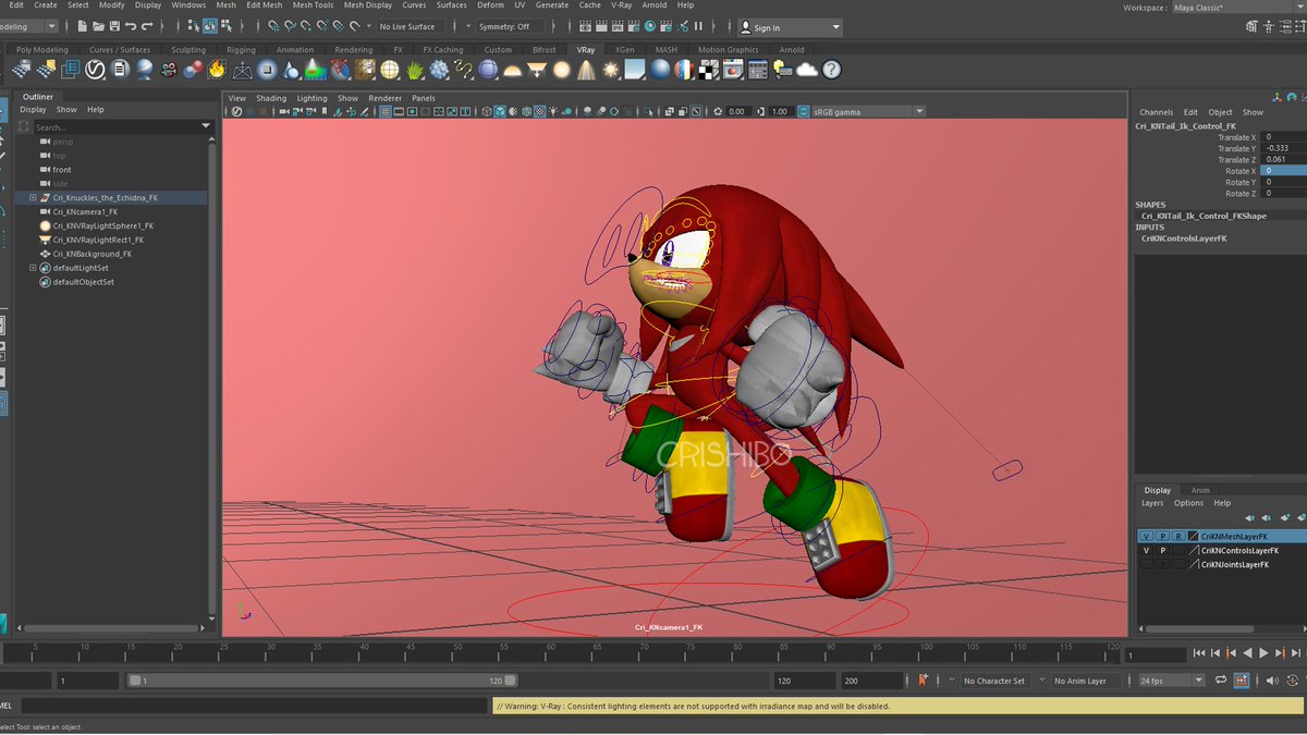 crishibo's tweet photo. His pose.

Su pose.

#sonic 
#sonicartist 
#artㅤㅤ 
#blender
#autodeskmaya
#KnucklesTheEdchina https://t.co/9qTLTsi3Ih