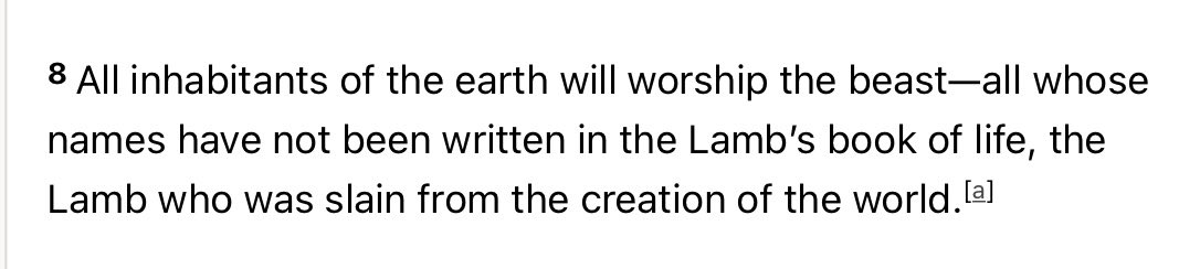 msjayele's tweet photo. @DrFrankTurek Christianity began before the birth of Jesus the Christ.

God’s plan of salvation began before the creation of the world; was first revealed after The Fall to the serpent in Genesis 3:15.

2 Timothy 1:9 and Revelation 13:8 confirm the plan was established before time began. https://t.co/X8OQeFQrFU