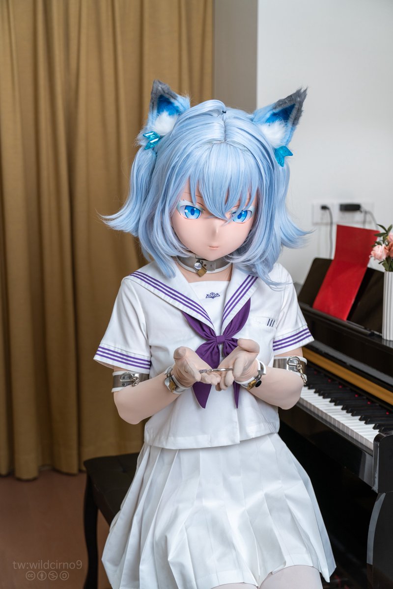 wildcirno9's tweet photo. “如果是主人的话，可以的哦。”

#刹那 #回復術師のやり直し #拘束 #kigurumi https://t.co/G7spKyWJ7w
