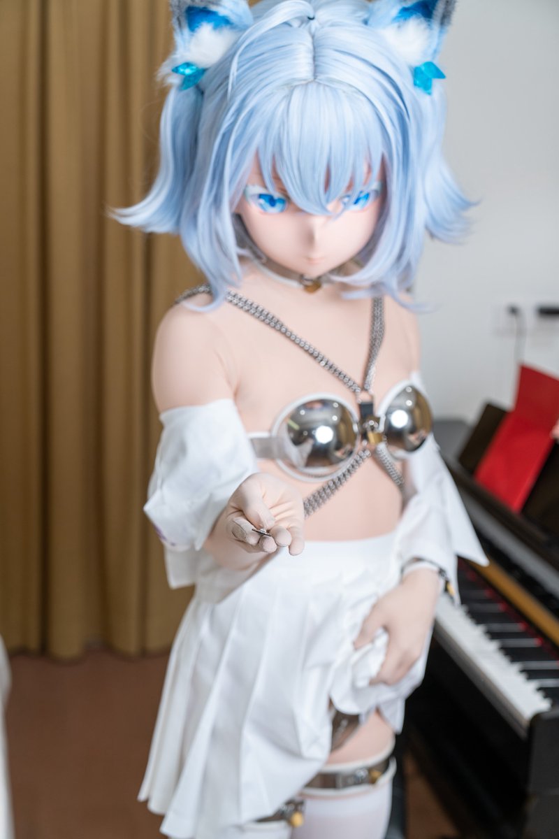 wildcirno9's tweet photo. “如果是主人的话，可以的哦。”

#刹那 #回復術師のやり直し #拘束 #kigurumi https://t.co/G7spKyWJ7w