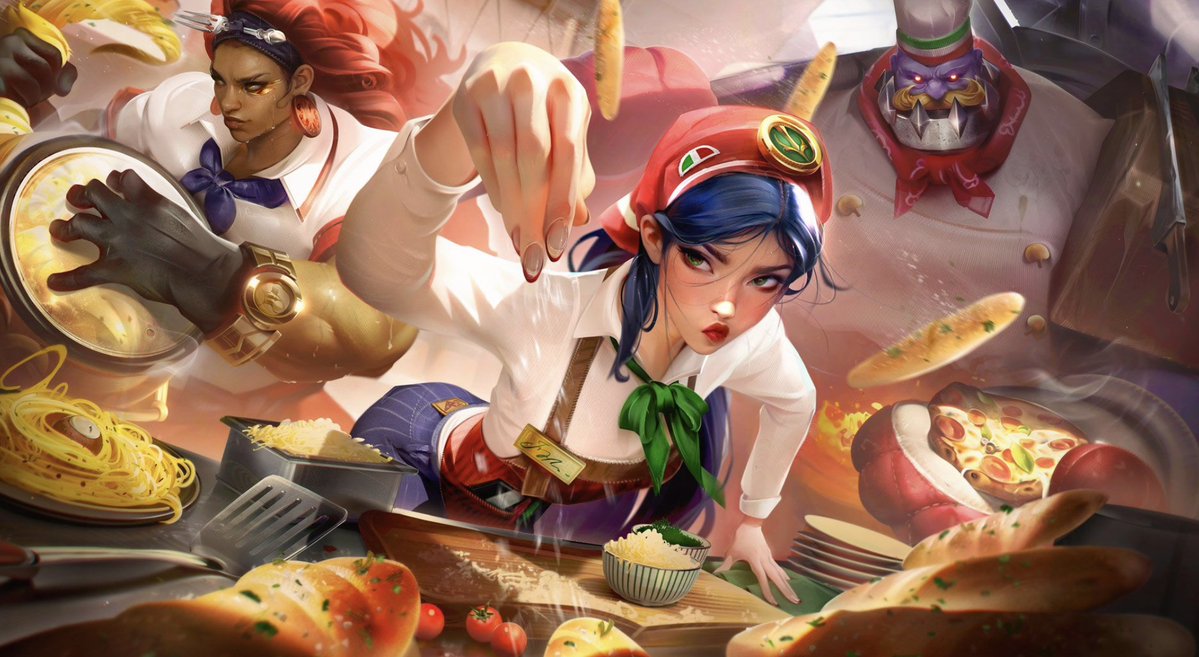 UdotGG's tweet photo. Your main may be getting a very unserious new job in Patch 26.11 — seven new skins are available now, and the lineup gets weird fast 🔥 https://t.co/IGkq2j6wII #LeagueofLegends https://t.co/Fn66K8eX72