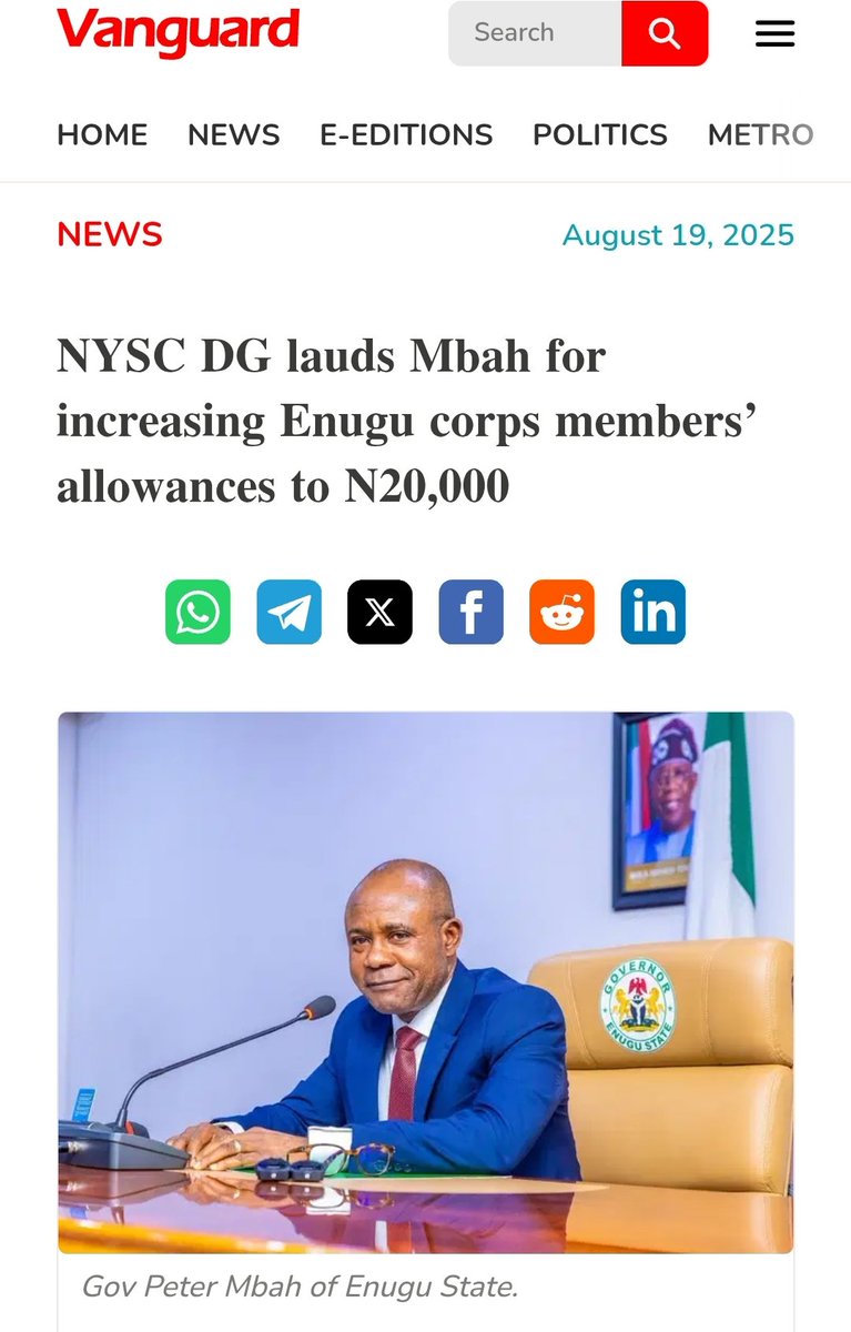 ThatCruiseMedic's tweet photo. Some doctors in Enugu state will not even see that 20k you are talking about.

The state is still paying doctors 892 naira as monthly pay after announcing on vanguard news papers that the state is currently paying  doctors 80k and nurses 40k, while other NYSC corp members are to be paid 20k monthly.

Imagine receiving 10,700 naira accumulatively as salary for a year, this alone should tell you to be strategic about NYSC and most importantly avoid Eastern states if you are concerned about fair wages.

One year is a whole lot.