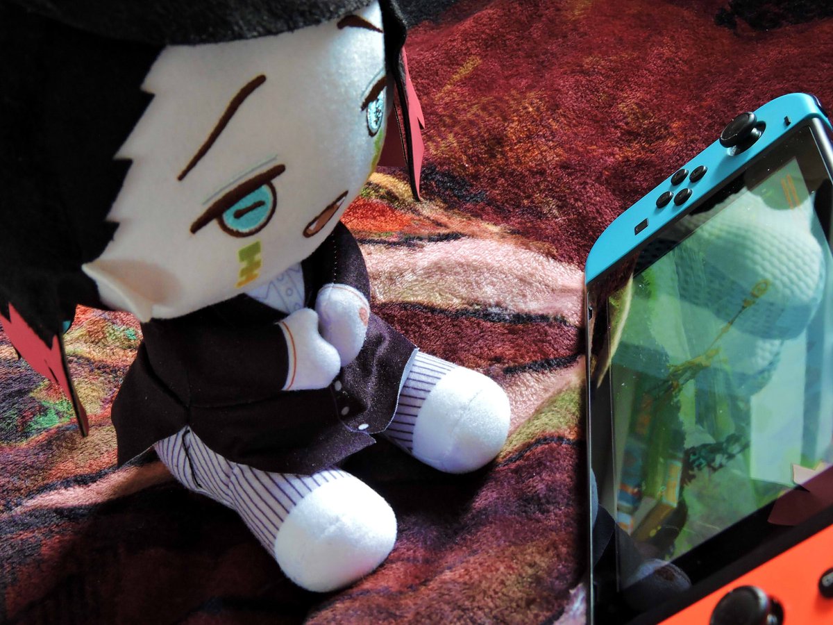 NJ_Loli's tweet photo. At the beginning of summer, I always take a trip to my favorite gaming universe. This year, we are exploring the expanses of Hyrule together with Enmu-kun.👣

#Enmu #魘夢 #TotK #BotW https://t.co/m5vumBTtxg