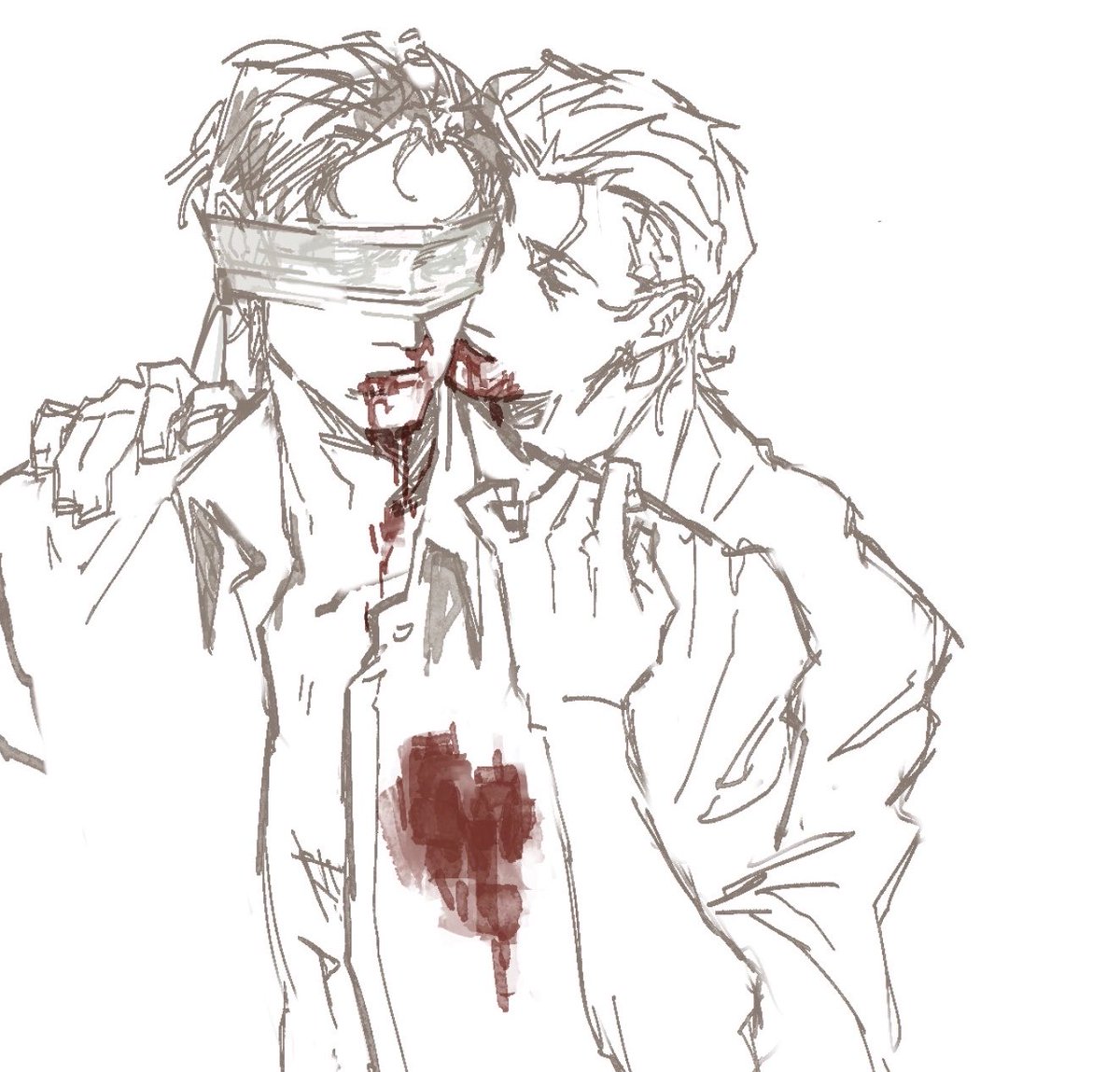 ethan4sias's tweet photo. all i know is one of us was supposed to kill the other. isn’t that what they mean when they say lovers? #ghostbat https://t.co/xEWhAXfObE