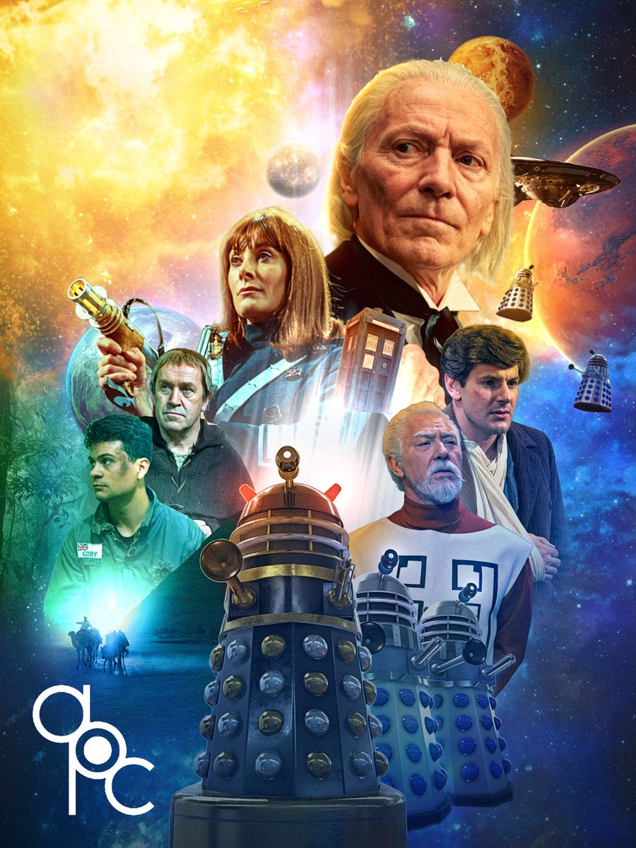 apcdigitalart's tweet photo. New (slightly late) poster for THE DALEKS’ MASTER PLAN! So glad more of this story is back in the archives, it’s an absolute banger. Enjoy :)

#doctorwho #dwsr #fanartfriday #digitalart #graphicdesign https://t.co/ThD3VBrJFI