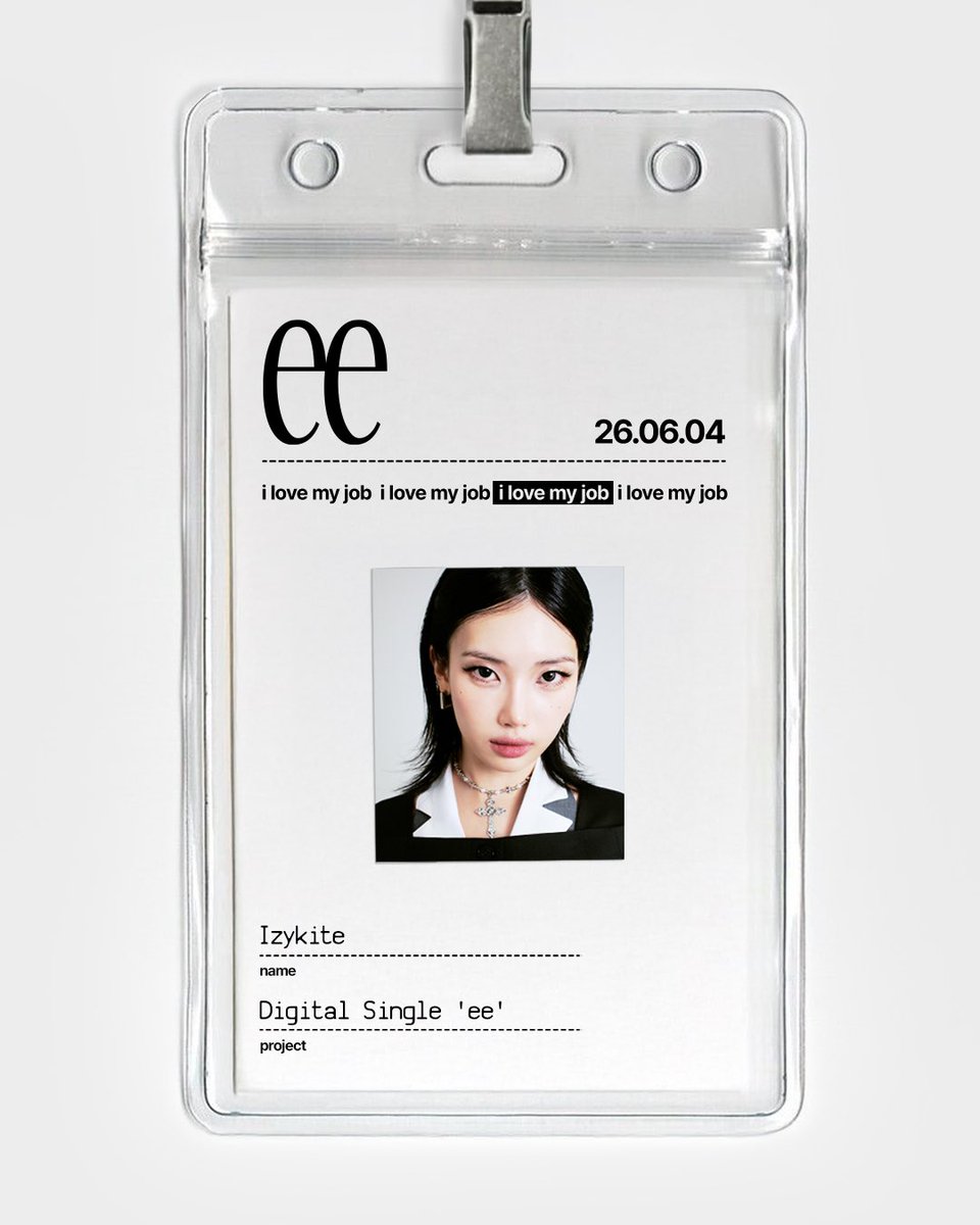 Izykite_'s tweet photo. [Izykite]

ee

2026.06.04 6PM KST
Release Image D-4

#이지카이트 #Izykite
#ee #TAT #ilovemyjob https://t.co/Qz61O1Wo6J