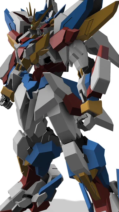 今月作った、というか、今月から始めたロボの3Dモデリング 絵の参考にと思ってやってみたらぐりぐりいろんな角度から眺められるので結構やりこんでしまってたな…