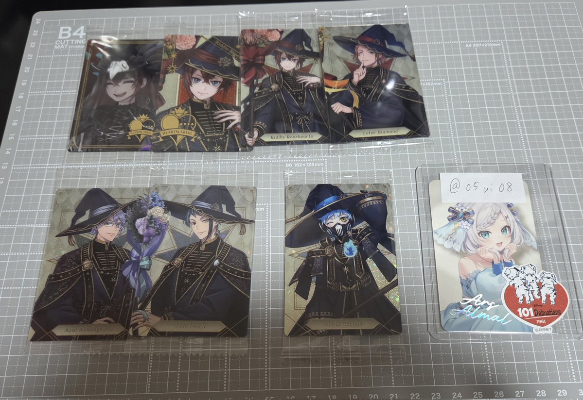 05ui08's tweet photo. [交換・譲渡・買取]
ツイステ　ウエハース
譲:画像1、2
求:100円/枚+送料、過去弾レオナ

郵送のみ。
レア譲渡の場合、寮ごとまとめて優先。
求レオナは各1収集のため、お断りする可能性があります。
お気軽にお声がけください。 https://t.co/kD64k4ffAV
