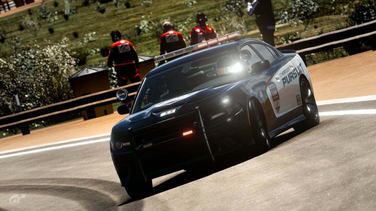 Opera_13BT's tweet photo. Dodge Charger Safety Car (PURSUIT POLICE Car)
#GT7/#GranTurismo7
#VirtualPhotography https://t.co/5CCcuqmyoA
