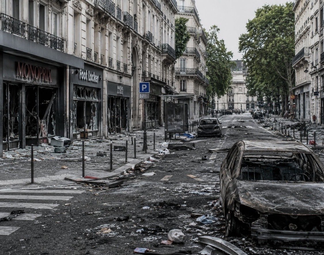 IanAFC_68's tweet photo. London vs Paris the morning after the UCL Final.   Parisians must be so proud of their oil clubs fans …. https://t.co/P8jWAjwrWu
