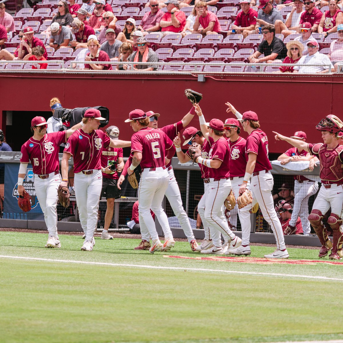 FSUBaseball's tweet photo. Back to finish what we've started!

⚾️ vs. Coastal Carolina
🕚 11 am ET
🏟️ Dick Howser Stadium 🏡
⏩ Top of the 6th inning, FSU leads 2-1

📺 ESPNU

🎟️ Fans with tickets for the suspended game will need to present their tickets for entry to today's resumption. https://t.co/DKHPEhQjFI