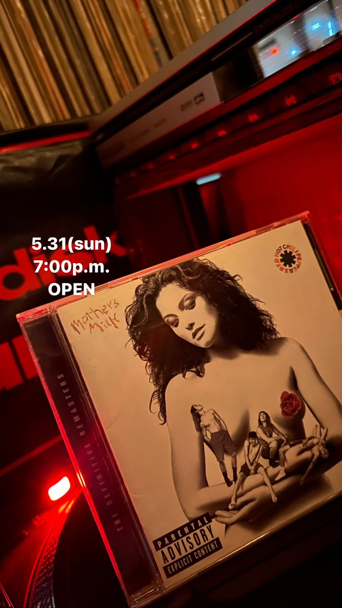 BarBadge's tweet photo. May 31,2026 Today's first disc
Mother's Milk(Aug.1989)/
Red Hot Chile Peppers
65
#redhotchilepeppers #japan #tokyo #shimotakaido #rockbar #metal #punk #rock #일본 #도쿄 #시모타카이도 #東京 #下高井戸 #ロックバー https://t.co/utbJCXz2Ra