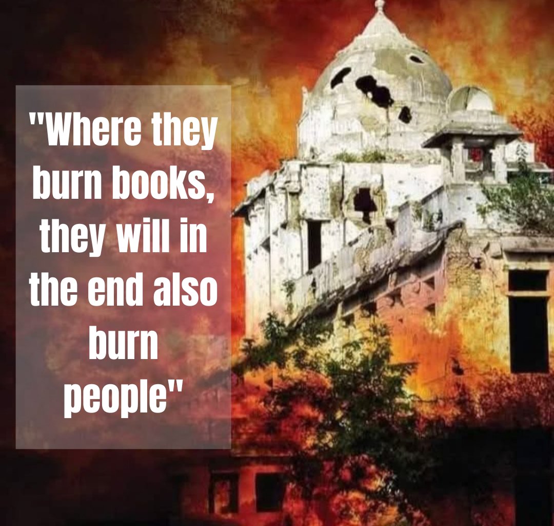 TEGP__'s tweet photo. Today, we remember the burning of the Jaffna Library, set ablaze on the night of May 31, 1981, by Sri Lankan state forces. The library housed over 97000 books and irreplaceable Tamil manuscripts, making it the largest in Asia and a cornerstone of Tamil intellectual heritage https://t.co/4Nsx6ChUUF