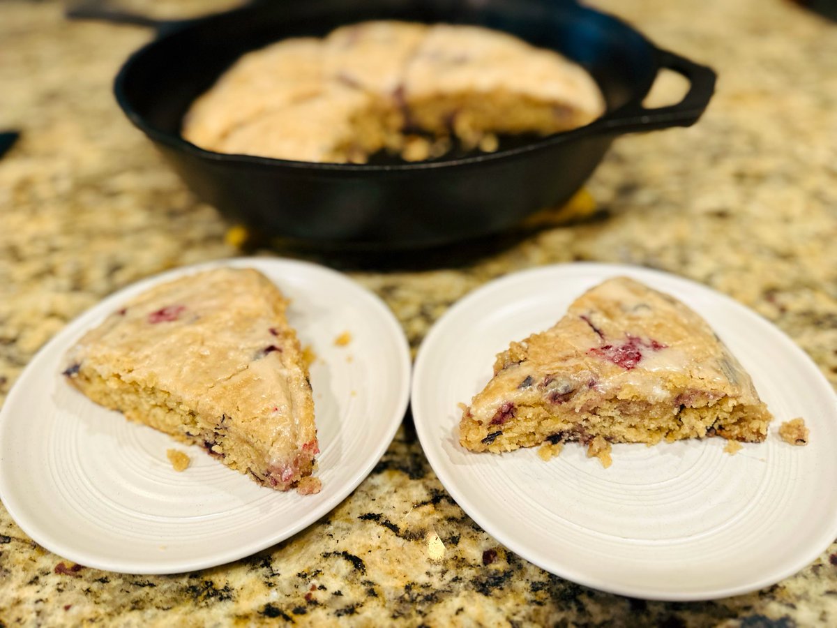 HolisticHomeRN's tweet photo. Not your everyday scone… this one is healthy. 

Freshly milled soft white wheat- fresh blueberry-sourdough trifecta. 

It’s Sunday morning bliss with coffee, of course https://t.co/Xq8EWB71nQ