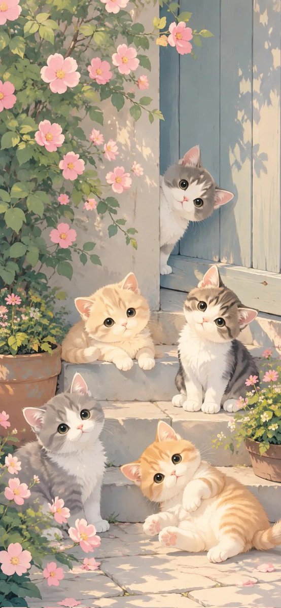 ohmywall_app's tweet photo. Garden Gang wallpaper https://t.co/8sJs4ccgi9