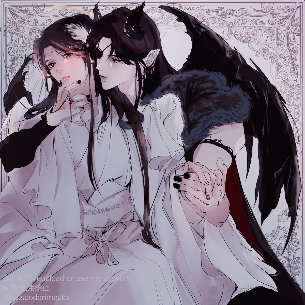 katsuodorimeuka's tweet photo. 花怜　天使と悪魔（ぬいのやつ） https://t.co/BBDRnXnLi0