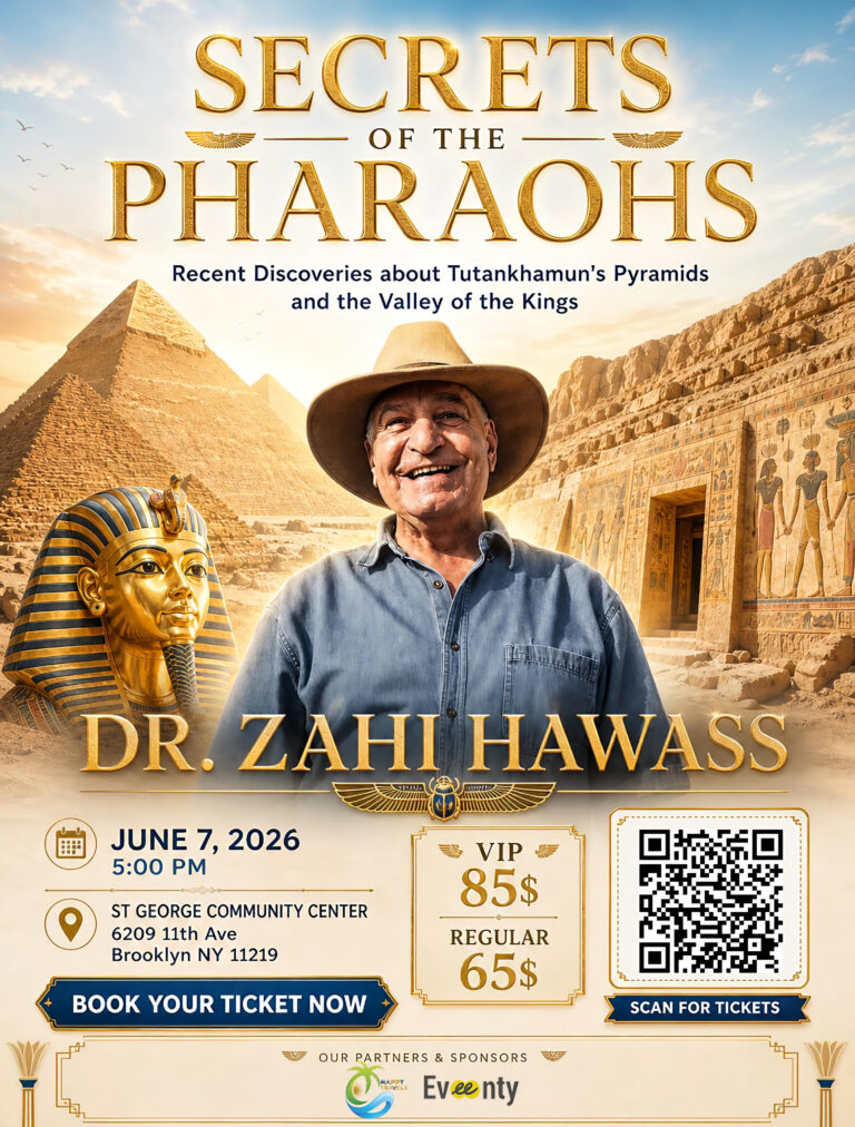 AUCPress's tweet photo. Live in Brooklyn, NY: Zahi Hawass on Tour
Join Dr. Hawass on his Secrets of the Pharaohs tour. Dr. Hawass is the author of several AUC Press books: https://t.co/VIHdWz96tS
Buy your ticket online: https://t.co/yCetXubdHH

#egyptology #ancientegypt #aucpress #author #publishing https://t.co/7yVIw3rJI6
