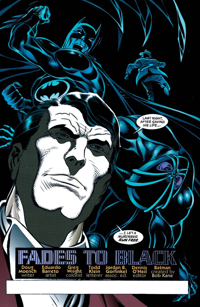 Evens412550's tweet photo. Seeing Bruce consumed by his failure after letting Black Mask slip away,to the point of questioning the man he has become while standing before his parents' portraits

He sees it as a betrayal of his mission and of his parents' memory, feeling that he has "not done enough , peak https://t.co/gCsugVImpH