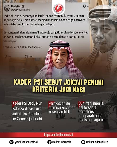 absurdity_id's tweet photo. @DedynurPalakka kata lu @jokowi adalah NABI itu alasan mengapa @psi_id  harus ada.

jadi di mana ada Nabi Jokowi di sana ada umat PSI yang harus menjilat, menggonggong, dan meyembah..

jadilah umat Jokowiyah yang baik, biar dapat saweran dari nabi. https://t.co/DiRvfIGhp4