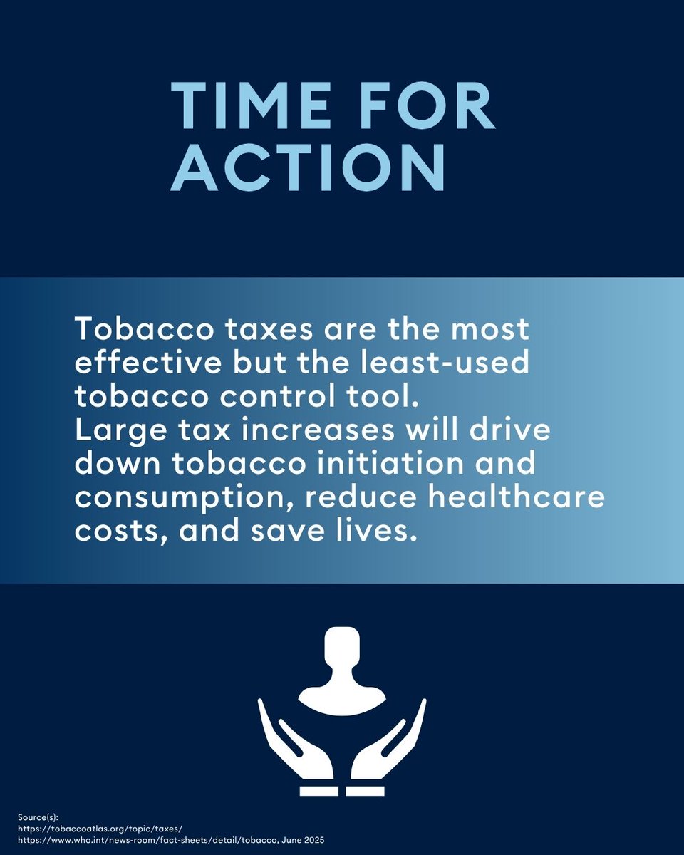uicc's tweet photo. Tobacco taxation on products (like cigarettes, cigars, and vapes) in addition to standard VAT is one of the most effective ways to improve public health, by deterring consumption and generating reliable government revenue. Find out more: https://t.co/0xfAoaFpJR #WorldNoTobaccoDay https://t.co/koGDIAhurs