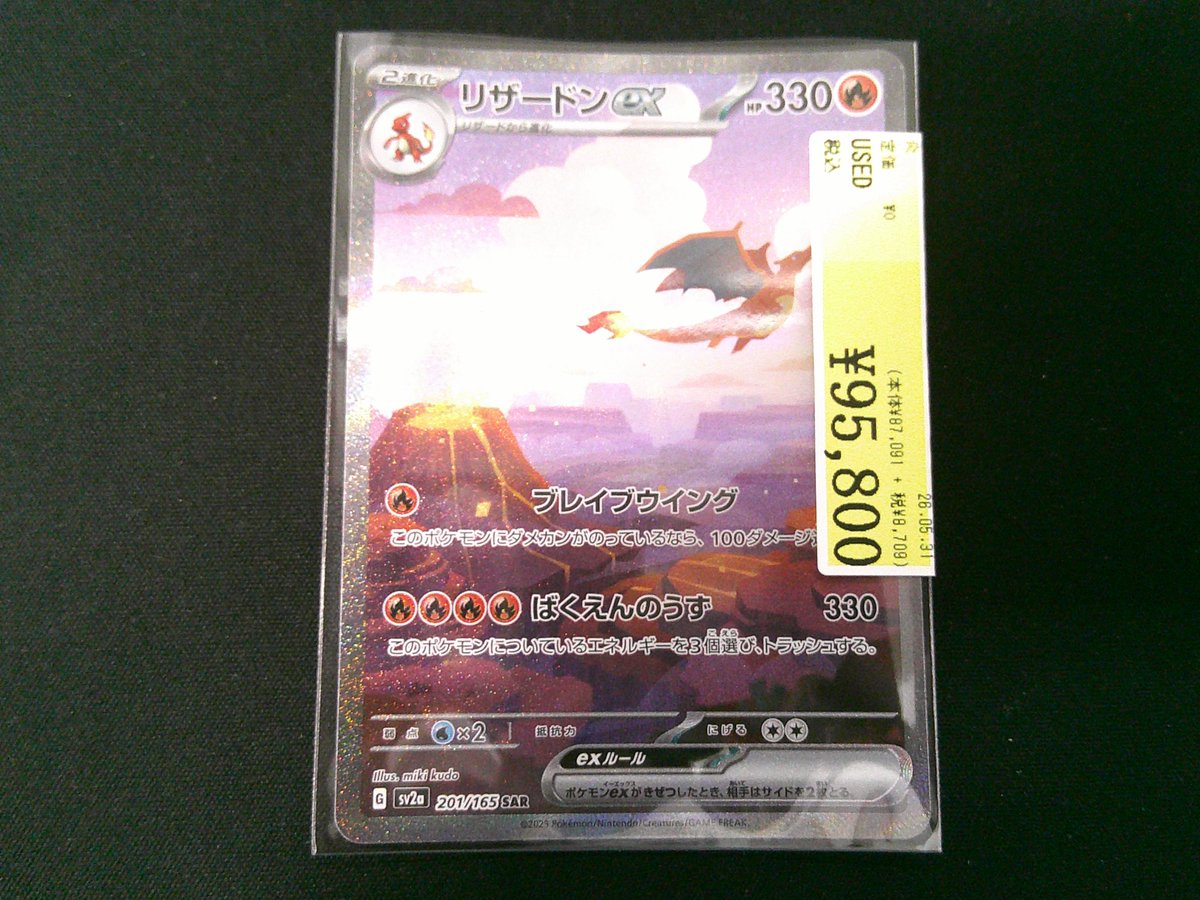 201/165】(ｷﾗ)ﾘｻﾞｰﾄﾞﾝex｢SAR｣ こちら完売いたしました！ ありがとう