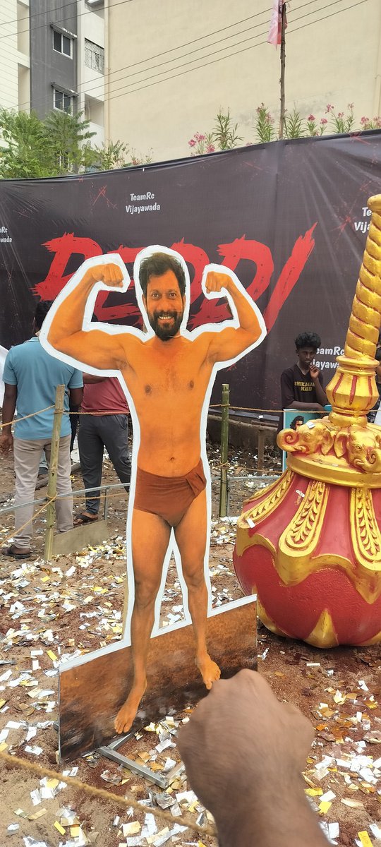 DRHofficialIn's tweet photo. @BuchiBabuSana as BuchiMAN

#Peddi @AlwaysRamCharan https://t.co/P2zBzc7smq
