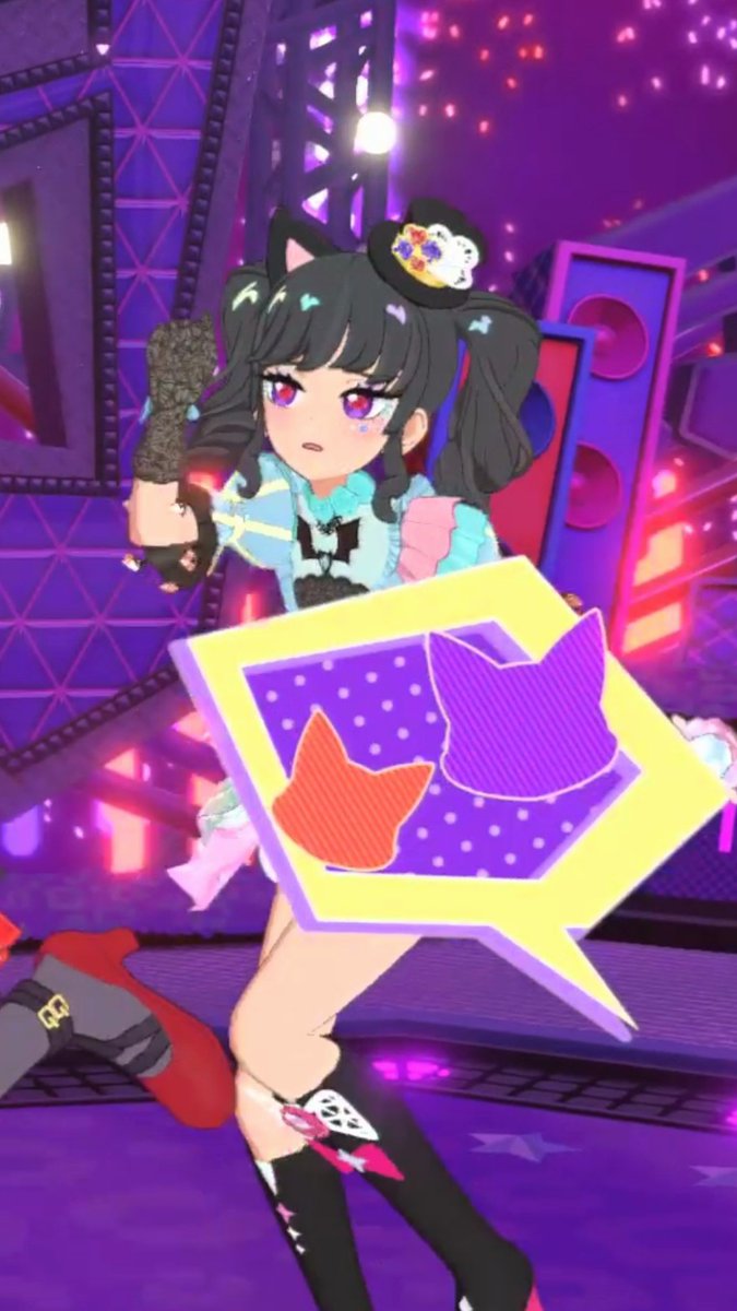 NaTeNaSky's tweet photo. @muku_sakurak ほんとですか！？嬉しいッ
ゲームの仕様上笑顔満開になっちゃいますけど、持ち主ちゃんは表情がぎこちないといいなと思っています
こちらを先に作っていて、似た感じの容姿にしたいな…の気持ちから黒髪になりました！

お気に入りミクコは基本動画にしてるので、興味がありましたら是非～(唐突な宣伝) https://t.co/T5pg4CY3O9