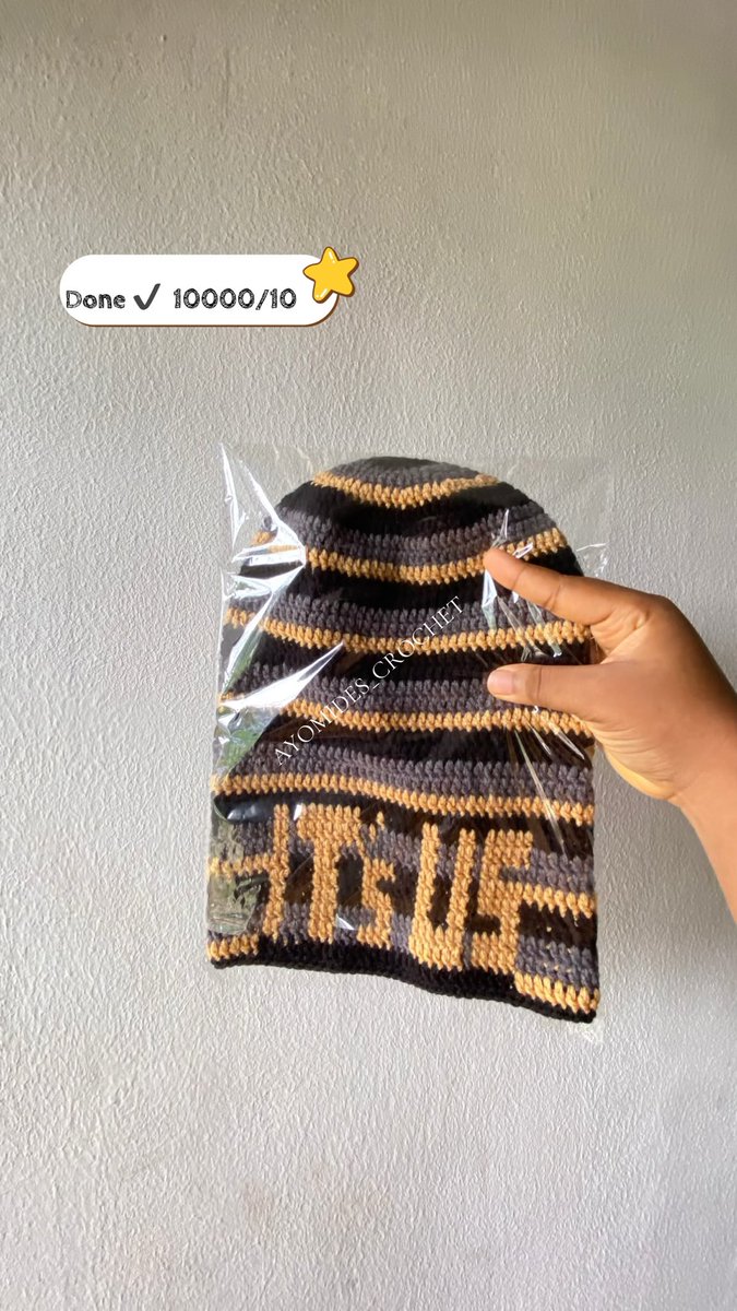 pinksolacee's tweet photo. Crochet Slouchy beanie 🏷️NGN15,000 

And please do well to send me a dm to of any crochet outfits inspo you want me to recreate 

WhatsApp: 09162801734 
IG: ayomides_crochet 
TikTok: ayomides_crochet https://t.co/P9YCsMBPjw