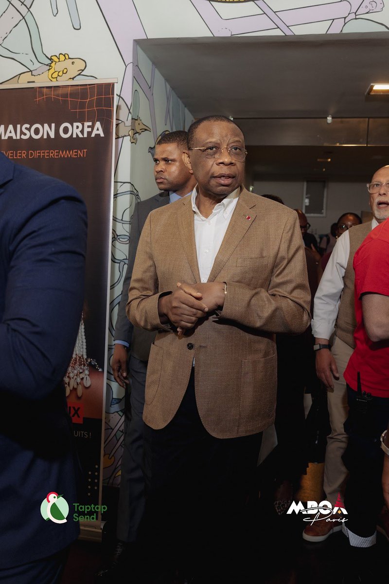 MboaParis's tweet photo. #MBOAPARIS2026 🇨🇲🇫🇷🇨🇮 | AUTORITÉS INSTITUTIONNELLES ✨

Nous tenons à exprimer notre sincère gratitude à S.E. André-Magnus Ekoumou, Ambassadeur du Cameroun en France, et à M. Paul Marcel Ndioro Mamoum, secrétaire général du MINTOUL, pour leur présence à cette 4e édition.🇨🇲✨ https://t.co/w0U2PreKhU