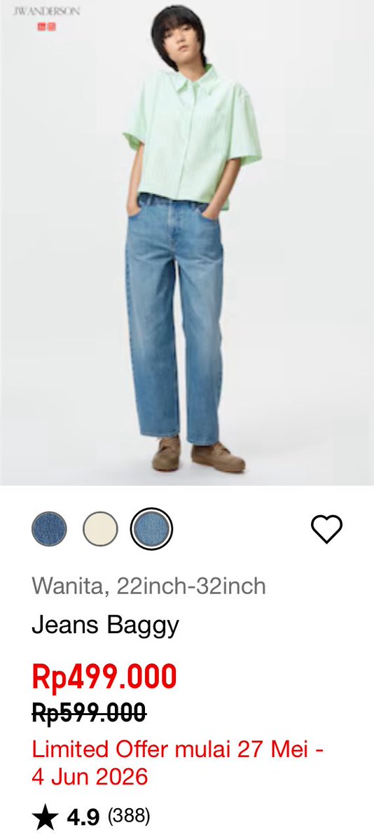 riskarus_'s tweet photo. @jayakabajay Sebagian besar malah harga Uniqlo di Indonesia tuh lebih mahal. 
Aku beli item celana ini Jepang klo di rupiahkan : 220k
di Indonesia masih di range : 500k ??? 🤯 https://t.co/9g2qmaD5KX