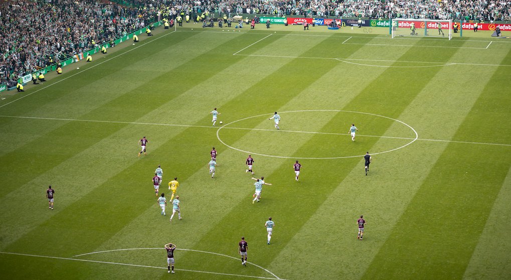 Celticcurio's tweet photo. What an image this is of just before our 3rd goal against the Jambo Scum!

Arne Engels already celebrating while Stuart Findlay knows whats coming 😂 https://t.co/7hh0kD0hWw