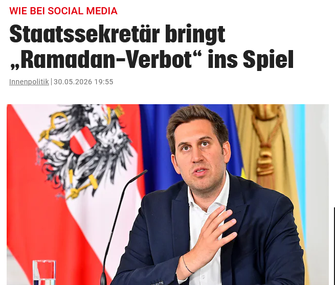 ahmtamim9's tweet photo. Wie erwartet treiben hochrangige Regierungsvertreter ihre paternalistische Assimilierungsagenda voran. Das Kopftuchverbot für Schülerinnen war lediglich der Auftakt zu weiteren Verboten, deren Ziel es ist, islamische Praktiken systematisch zu erschweren oder unmöglich zu machen und eine kulturelle Uniformität herzustellen. Dass der Verweis auf angebliche gesundheitliche Schäden eine bloße Schutzbehauptung darstellt, zeigt sich bereits im Framing von Alexander Pröll (ÖVP), der das Fasten als Ausdruck einer vermeintlichen Radikalität darstellt.
#islam #kopftuch #assimilation 
https://t.co/Cw2OySIwmt
