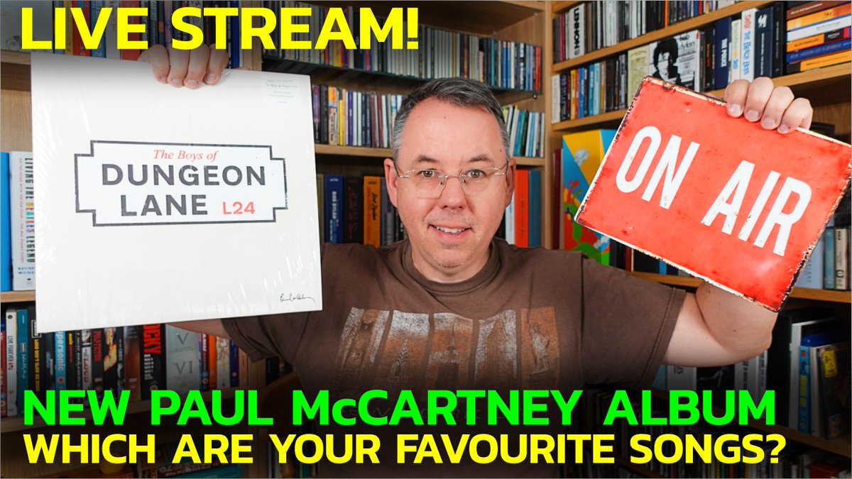 ADixonMusic's tweet photo. Just a reminder, 8pm UK time tonight, Live Stream time over on YouTube! Among other things, you'll get to vote to see what's chosen as the best songs from Paul McCartney's #TheBoysOfDungeonLane (sort of a World Cup but with a twist this time!)

https://t.co/O5a16gCz90 https://t.co/yG12PC9alF