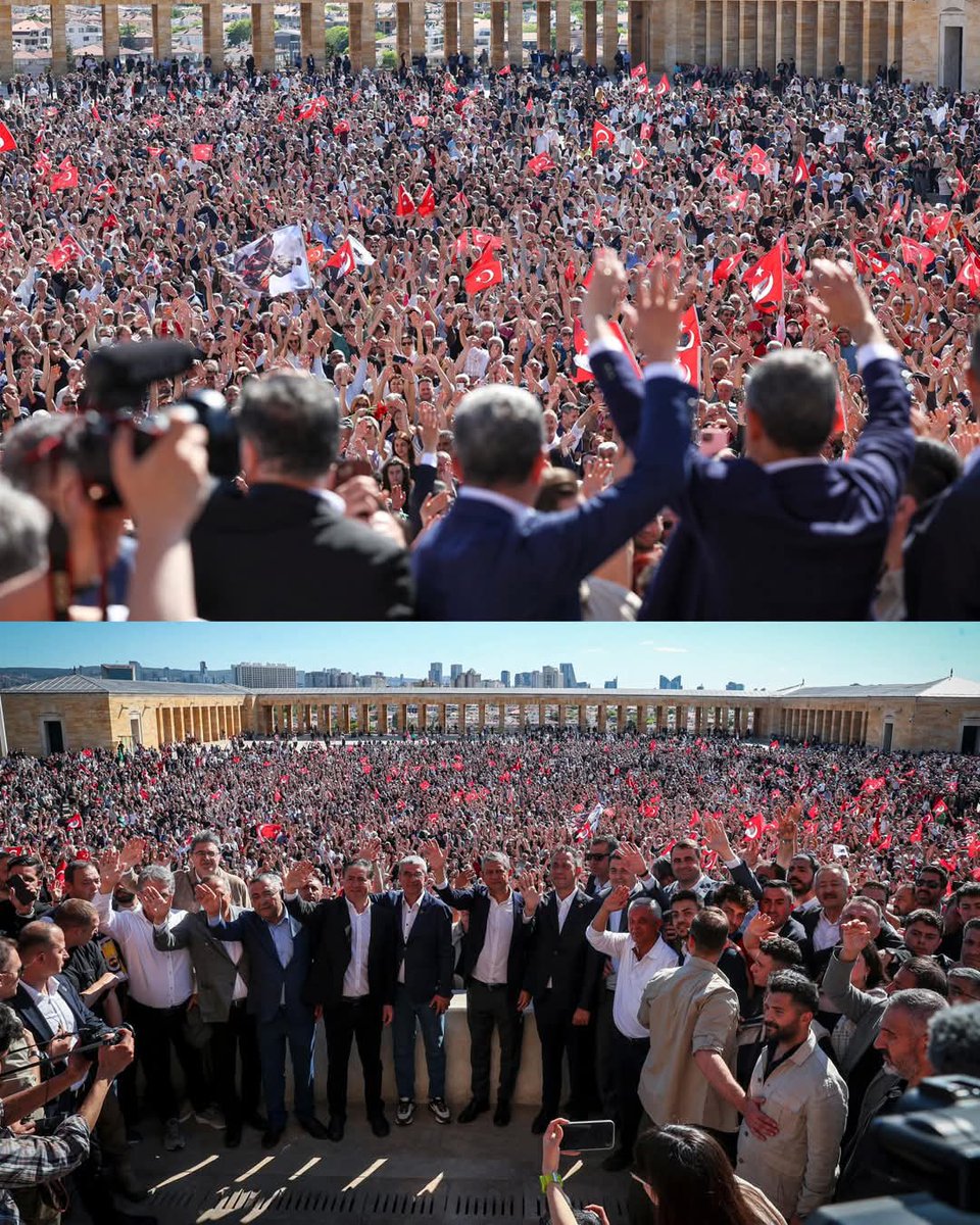 AliSere20's tweet photo. Özgür Özel ve arkadaşlarının Anıtkabir çıkarması ♥️🇹🇷 https://t.co/EdrD4hdUIC